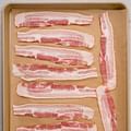 raw bacon strips