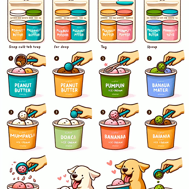 dog-friendly ice cream flavors selection