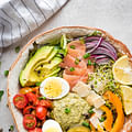 bowl of hummus