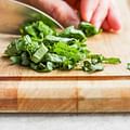 fresh herbs garnish
