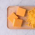 Shredded cheddar cheese